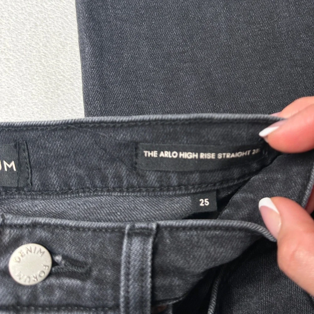 Denim Forum Arlo High Rise Straight 28L - Picture 9 of 11